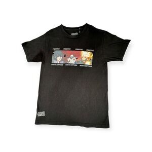 Primitive Naruto Shippuden Graphic‎ T-Shirt Anime Black Tee Kids Size S